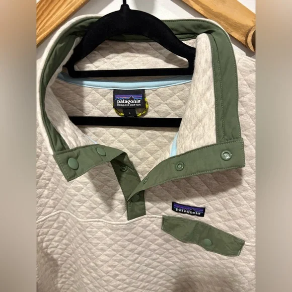 Patagonia WOMANS Organic cotton quilt snap T pullover - Picture 3 of 4